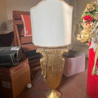 Lampada stile classico elegante base dorata