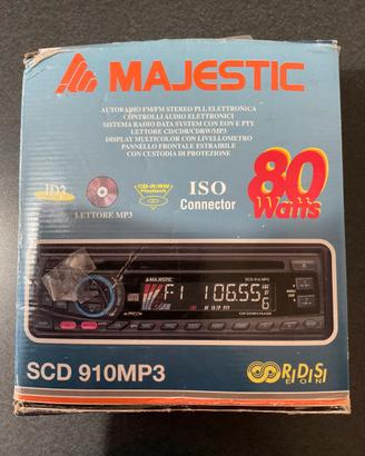 Autoradio Majestic modello SCD 910MP3