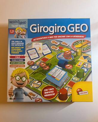 Girogiro GEO – gioco da tavolo Lisciani (perfetto)