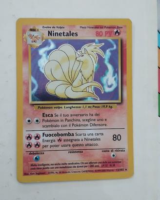 Ninetales Carta Pokemon rarissima