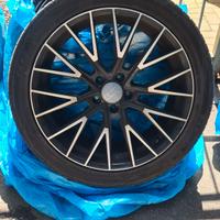 4 CERCHI pneumatici; 19" Audi 6.5 J X 19EH2+ ET 66