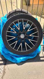 4 CERCHI pneumatici; 19" Audi 6.5 J X 19EH2+ ET 66