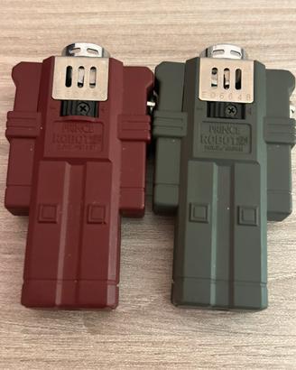 Lotto 2 Accendini Vintage PRINCE ROBOT 21
