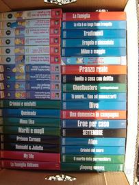 60 video cassette VHS collezione film