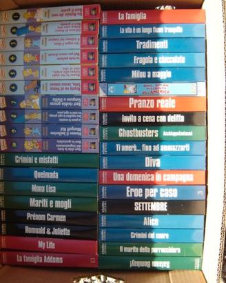 60 video cassette VHS collezione film