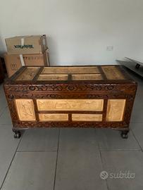 Cassapanca artigianato Tai