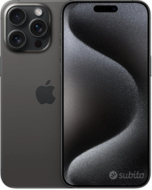iPhone 15 Pro Max 256 GB – Titanio Nero – Garanzia
