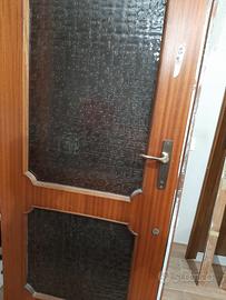 porte legno e vetro 80x210 apertura destra 