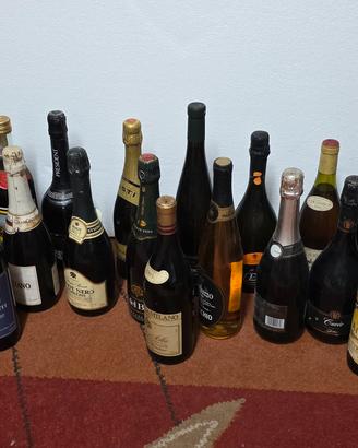 Bottiglie  vino e spumante