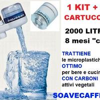 AQUASAN FILTRO ACQUA NUOVO KIT 2000L DEPURATORE AC