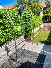 stendino carrello inox