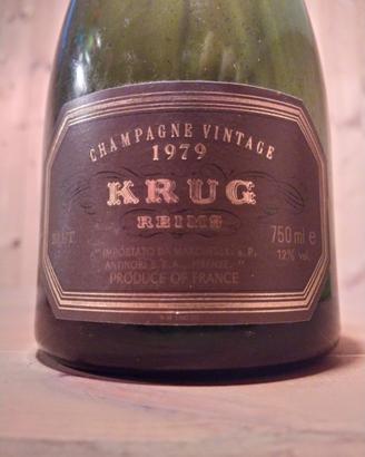 Raro Champagne Krug 1979 con scatola 95/100