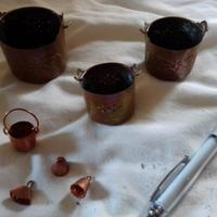 Elementi in rame per presepe napoletano