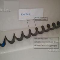 Coclea per caldaie a nocciolino, pellet (biomasse)