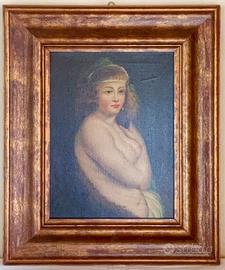 Quadro (rif. 08) con cornice, ritratto, 51x61 cm