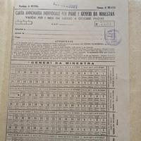 cimelio Libretto per il pane 1942