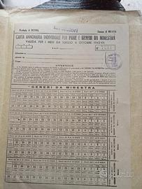 cimelio Libretto per il pane 1942