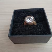 anello Comete argento e zircone