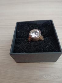 anello Comete argento e zircone
