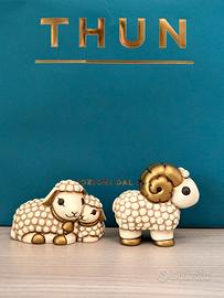 Coppia di pecore + montone, limited edition, Thun