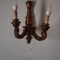candelabri in legno  