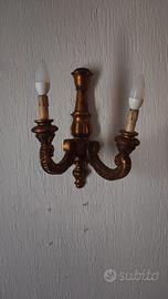 candelabri in legno  