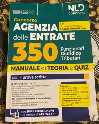 Manuale concorso agenzia delle entrate