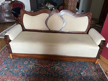 Raro Divano-Letto Antico (1850)Stile Luigi Filippo