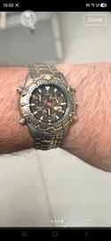 orologio cronografo titanio oro