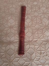 cinturino per orologio 14mm marrone scuro 