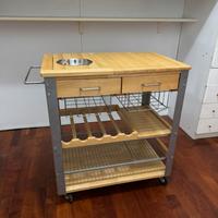 Carrello da cucina in legno