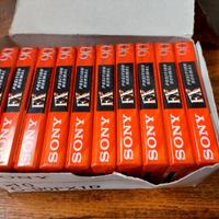 Audiocassette Sony FX 90 10 unità € 2, 50 ciascuna