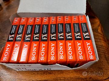 Audiocassette Sony FX 90 10 unità € 2, 50 ciascuna