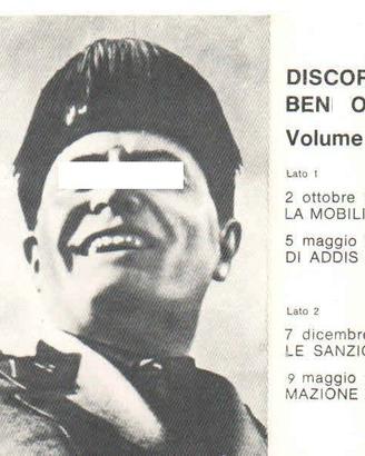 AUDIOCASSETTA DISCORSI BEN MUSSOL