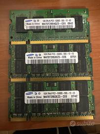 Memorie Ram PC2 per PC portatile