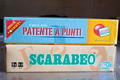 Giochi  Scarabeo e Patente a punti 