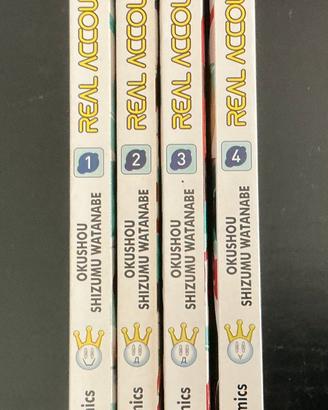 Manga Real Account vol. 1-2-3-4