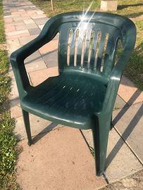 sedie in plastica da giardino