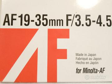 TAMRON 19/35 PER MINOLTA AF