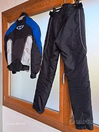 tuta moto spezzato marca  Pre Sport in goratex