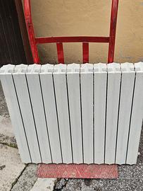 Stock di 5 termosifoni in ghisa 11/11 e 9 elementi