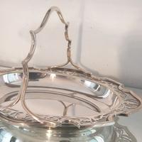 delizioso cestino in silver con marchi