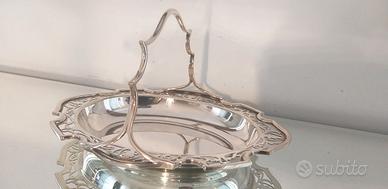 delizioso cestino in silver con marchi