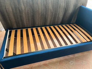 Letto Singolo a Doghe Faggio