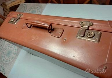 Valigia anni 40 Imperia in fibra vulcanizzata 