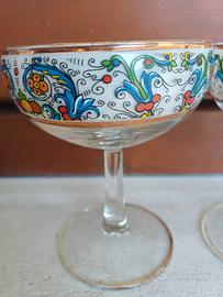 Coppe da champagnein cristallo