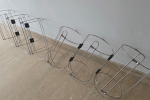 Portaparabordi acciaio