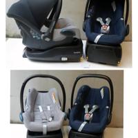 seggiolini auto (2) con base Isofix. Come nuovi