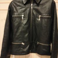 Giubbotto donna in pelle nera