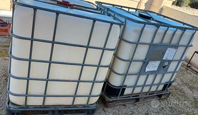 6 cisterne da 1000lt in plastica